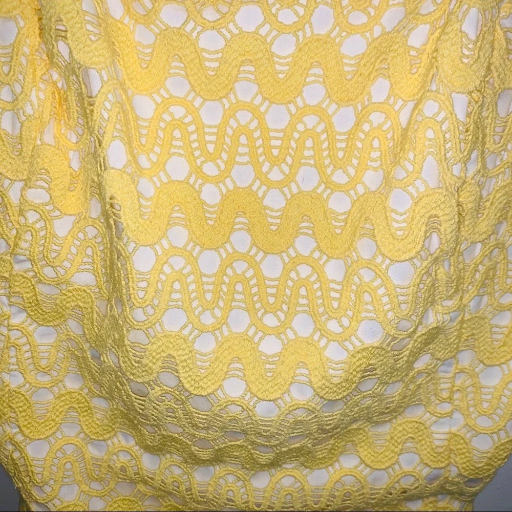 Lilly Pulitzer Lakeland Starfruit Dress Sz 4 - Picture 6 of 9